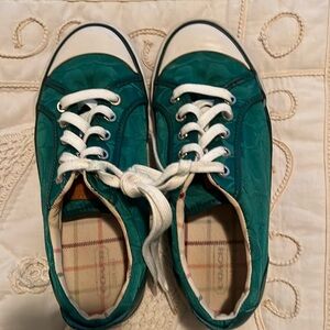 Coach Women's Blue- Green Sneakers